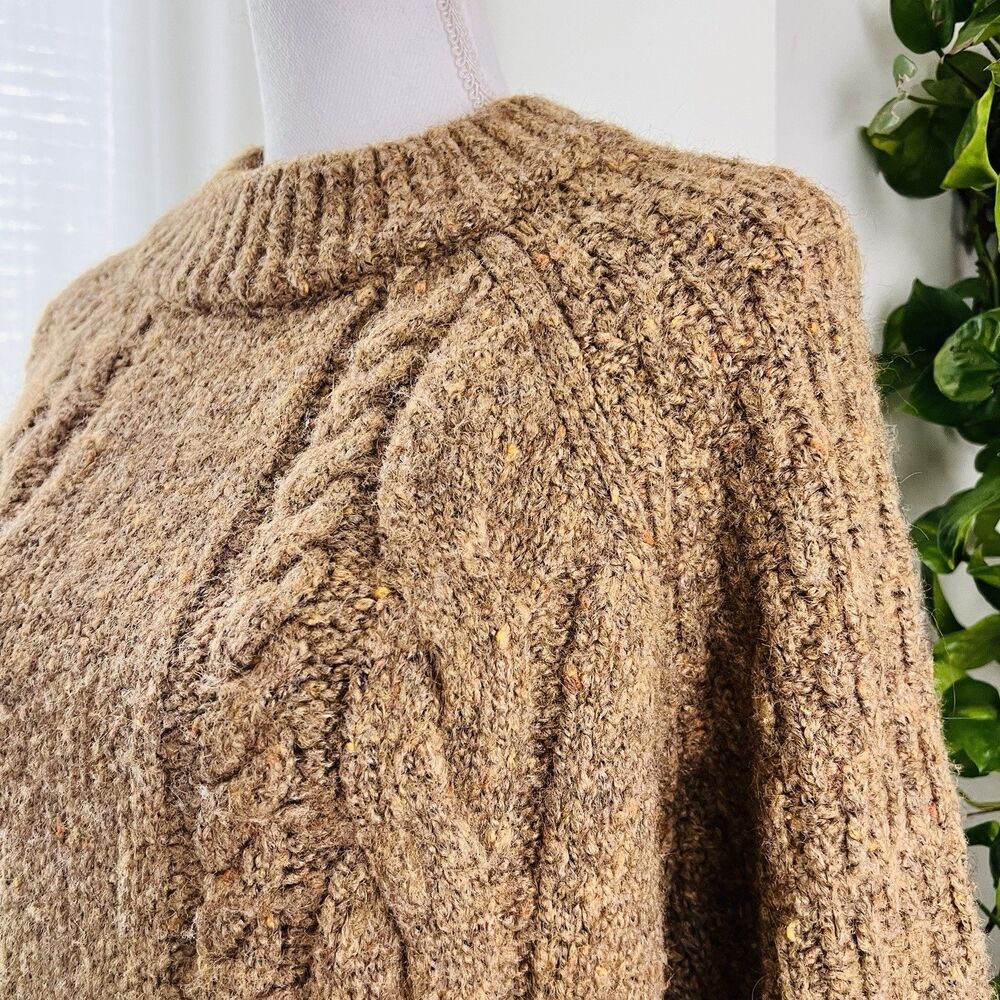 Universal Thread Brown Thick Chunky Cable Knit Ea… - image 6